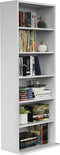 Vakkenkast - Cd opbergkast 6 vakken - opbergen cd of games - wit