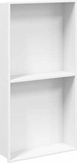 vidaXL - Douchenis - 32x62x9 - cm - roestvrijstaal - matwit