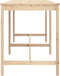 vidaXL Tuintafel 203,5x90x110 cm massief grenenhout
