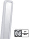 Maclean MCE614 W - LED-bureaulamp 9W 450 lumen - 3 kleurtemperaturen 3000K 4500K 6500K - Wit