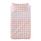 Happy Friday Sheet set 2 pieces Vichy pink 100x130 cm (Cot) Pink