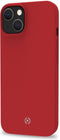 Celly Cromo Siliconen hoesje - Geschikt voor Apple iPhone 14 Plus - TPU Back Cover - Microfiber - Rood