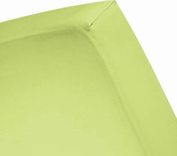 Damai - Hoeslaken - Hoge hoek tot 35 cm - Katoen - 90 x 220 cm - Lime