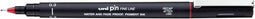 Fineliner uni-ball pin 0.3mm rood | 12 stuks