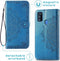 iMoshion Hoesje Geschikt voor Samsung Galaxy M30s / M21 Hoesje Met Pasjeshouder - iMoshion Mandala Bookcase - Turquoise