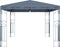 vidaXL - Prieel - 300x300 - cm - antraciet