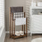 Coast Handdoekhouder - 3 Stangen - Kantelbeveiliging - Dennenhout - 45 x 22 x 86 cm - Rustiek