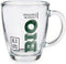 Mok Bio Transparant Glas 6 Stuks (320 ml)