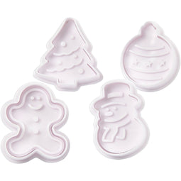 Cookie cutters with stamp