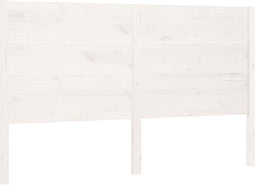 vidaXL - Hoofdbord - 166x4x100 - cm - massief - grenenhout - wit