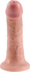 King Cock Strap-On met 6 Inch Dildo Voorbinddildo - beige