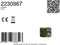 Light & Living - kap - Passion - groen - textiel - Ø 30cm - E27 - 2230967