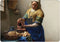 Lunso Geschikt voor MacBook Air 15 inch (2023-2025) cover hoes - case - Vermeer Melkmeisje