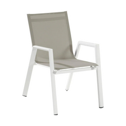 Hartman Aruba Tuinstoel - Aluminium - Verstelbaar - Royal White