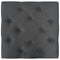 vidaXL - Kruk - 60x60x36 - cm - polyester - donkergrijs