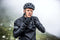 Rogelli Protect - Fietsregenjack - Aqualite 5000 stof - Zwart - Maat 2XL