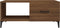 vidaXL - Salontafel - 90x50x40 - cm - bewerkt - hout - bruin - eikenkleur