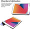 imoshion iPad 9e/8e/7e generatie - Trifold Bookcase - Auto-wake functie - Lila