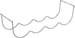 Metaltex Flessenhouder - Flessenrek - Onderkast Wijnrek voor 4 Flessen - Inclusief Schroeven - 41 x 12 x 11 cm