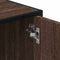 vidaXL - Wastafelkast - 65x33x60 - cm - bewerkt - hout - bruin - eikenkleur