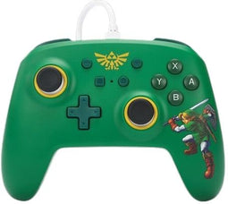 PowerA NSGP0199-01 - Gamecontroller - Bedraad met USB-kabel 3 m - Geel Groen Wit
