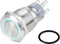 TRU COMPONENTS TC-10090936 LAS1-AGQ-11E/B/24V/S Vandalismebestendige druktoets 250 V/AC 3 A 1x aan/(aan) Moment Blauw I