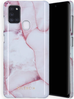 Selencia Hoesje Geschikt voor Samsung Galaxy A21s - Selencia Maya Fashion Backcover - roze