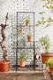 Mica Decorations Greenrax Plantenstandaard - L90 x B44 x H190 cm - Metaal - Zwart