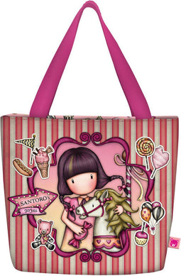 Bag Gorjuss Carousel Lunchbox Salmon (24 x 29 x 10 cm)