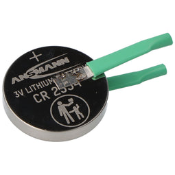 CR2354 lithium button cell 550mAh IEC CR2354 without indentation with soldering lug in U-shape