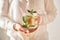 Leonardo - Geschenkverpakking Glas 400 ml - Vingerafdruk hart