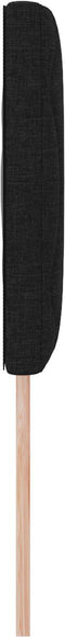 vidaXL - Hoofdbord - in - Zwart - Stoffen - met - Diamantblok - Design - - - 160 - cm