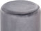 BRIGITTE - Poef - Grijs - Fluweel