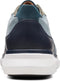Clarks Un Globe Run - Heren Sneakers - Lichte rubberen zool - Navy Combi