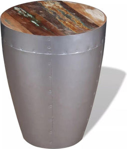 vidaXL - Kruk - luchtvaartstijl - massief - gerecycled - hout