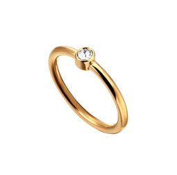 Esprit ESRG000425 Loris - Ring - Staal - Zirkonia - Goudkleurig
