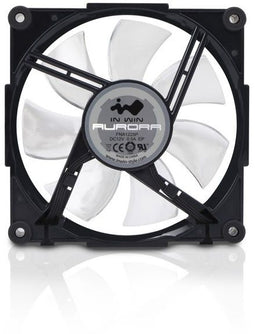 InWin Aurora - Ventilator 120mm - Sleeve Bearing - Zwart/Wit
