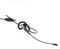 Nedis CHSTUM210BK - In-ear headset - Afneembare earwing - Grijs Zwart