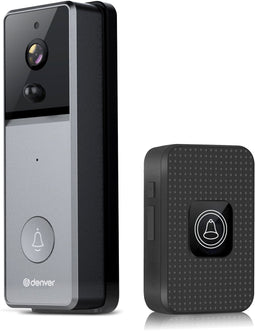 Denver VDB-216 - Slimme Deurbel - Full HD camera 166 graden - Oplaadbare batterij
