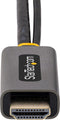 Startech.com 30cm HDMI naar DisplayPort Adapter Kabel - Actieve 4K 60Hz HDMI 2.0 naar DP 1.2 Converter - HDR USB Bus Powered Grijs Zwart