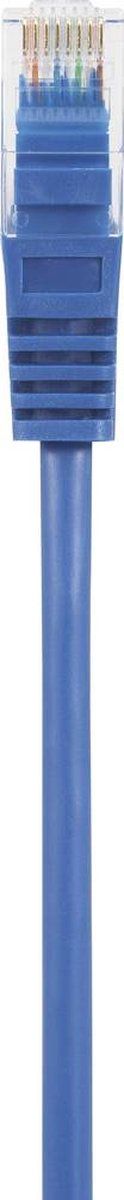 Basetech BT-2270726 RJ45 Netwerkkabel, patchkabel CAT 5e U/UTP 0.50 m Blauw Snagless 1 stuk(s)
