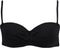 Barts Solid Bandeau - Dames Bikinitopje - Voorgevormde cups met beugel - Zwart