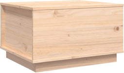 vidaXL - Salontafel - 60x50x35 - cm - massief - grenenhout
