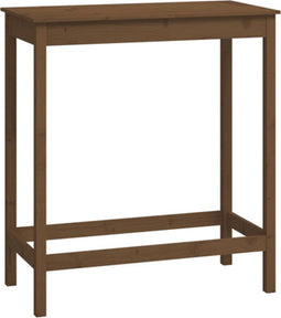 vidaXL - Bartafel - 100x50x110 - cm - massief - grenenhout - honingbruin