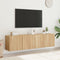 vidaXL - Tv-meubels - 2 - st - wandgemonteerd - 80x30x41 - cm - sonoma - eikenkleurig
