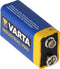 Varta 4022 industriële 9 volt batterij 9 volt 550 mAh 6AM6