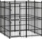vidaXL - Hondenkennel - 7,37 - m² - staal