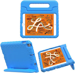 iMoshion Tablet Hoes Kinderen Geschikt voor iPad Mini 4 (2015) (2015) / iPad Mini 5 (2019) - iMoshion Kidsproof Backcover met handvat - Blauw