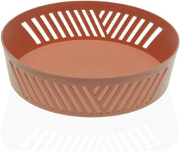 Fruitschaal Versa Terra cotta Polypropyleen (24,5 x 6,5 x 24,5 cm)