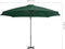vidaXL - Zweefparasol - met - aluminium - paal - 300 - cm - groen